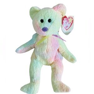 TY Beanie Baby Groovy Tie Dye Bear 1999 Retired NWT Plush